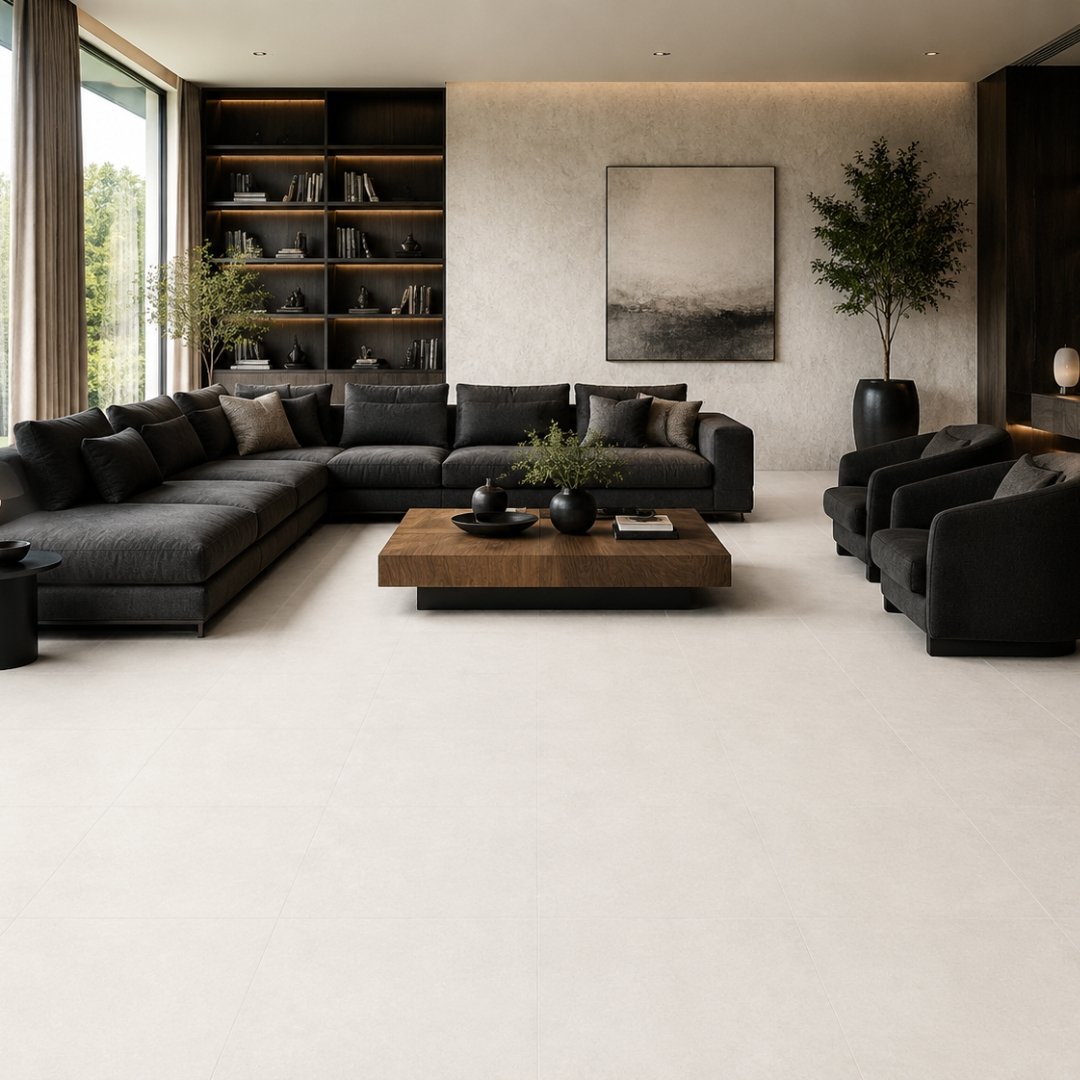 AL 1517 Plain and texture Living Area Tiles - My Home Studio